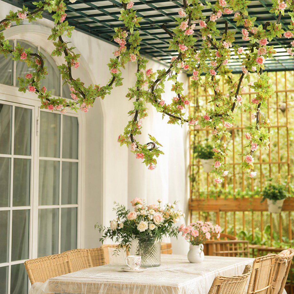 Decoración del hogar simulaciones de flores flores de plástico macetas de flores sala de estar decoraciones de dormitorio hermoso y práctico Item Picture