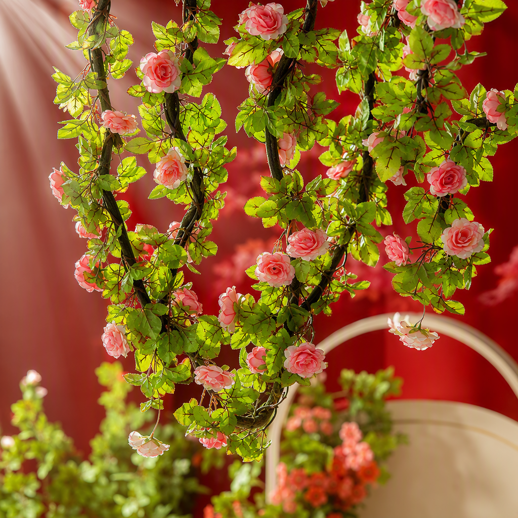 Decoración del hogar simulaciones de flores flores de plástico macetas de flores sala de estar decoraciones de dormitorio hermoso y práctico Application Scenario