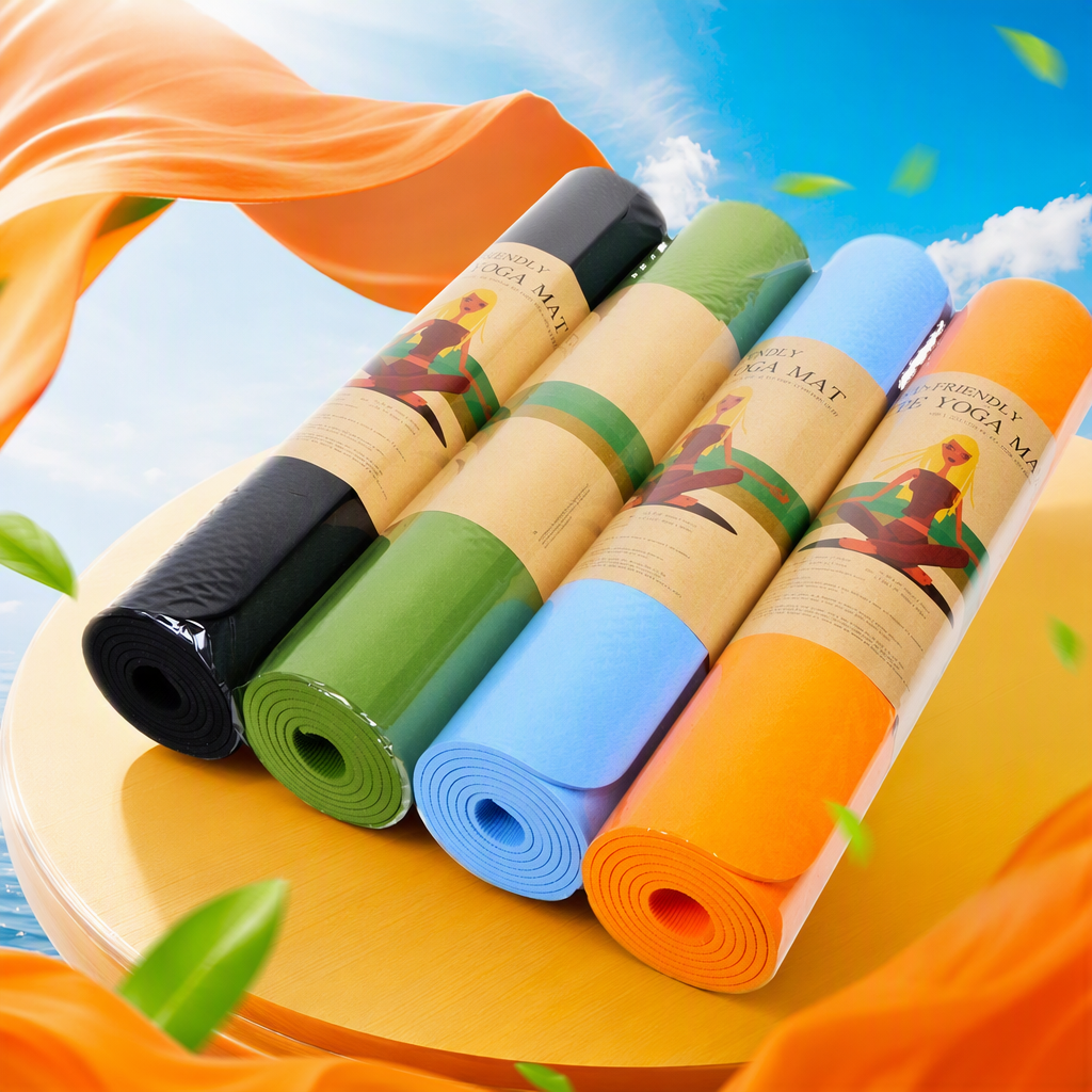 Colorful anti-slip yoga mat, fitness mat, sports mat, thickened wear-resistant yoga mat, suitable for both men and women Specification image