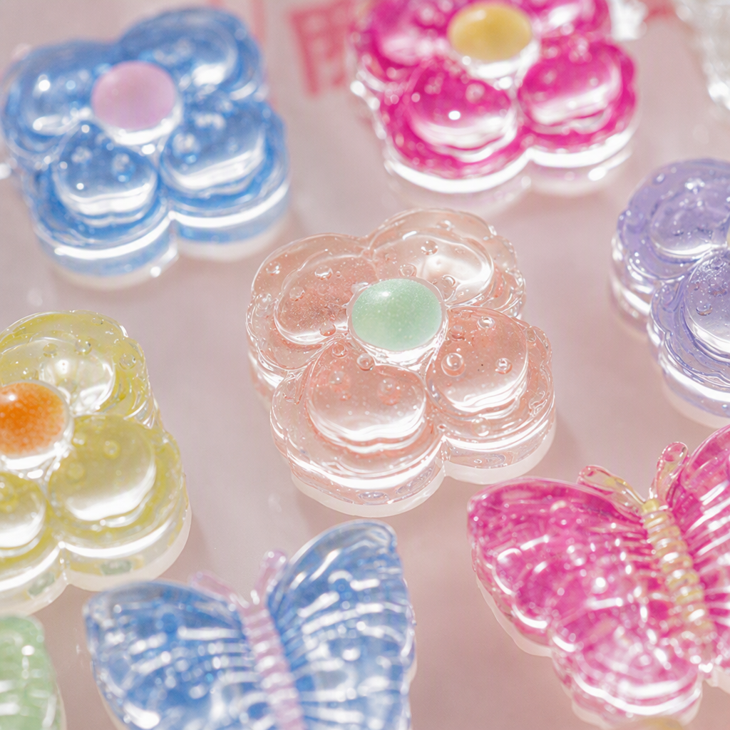 Colorful flower bow hair accessories, sweet and cute hair clips, hair accessories for dressing up girls, children's headwear Application Scenario