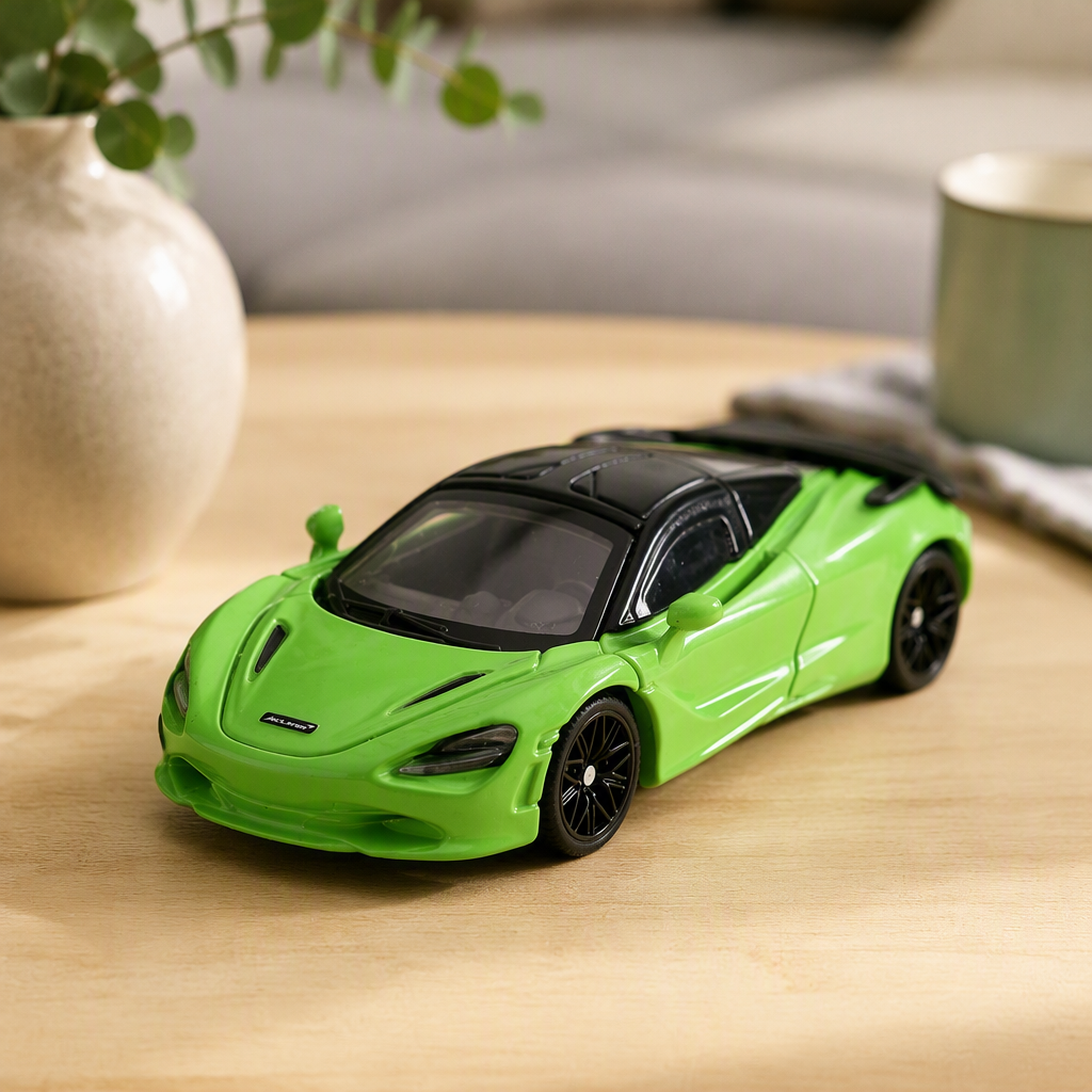 Officially authorized simulation alloy car model - McLaren 750S [1:64 green] Specification image