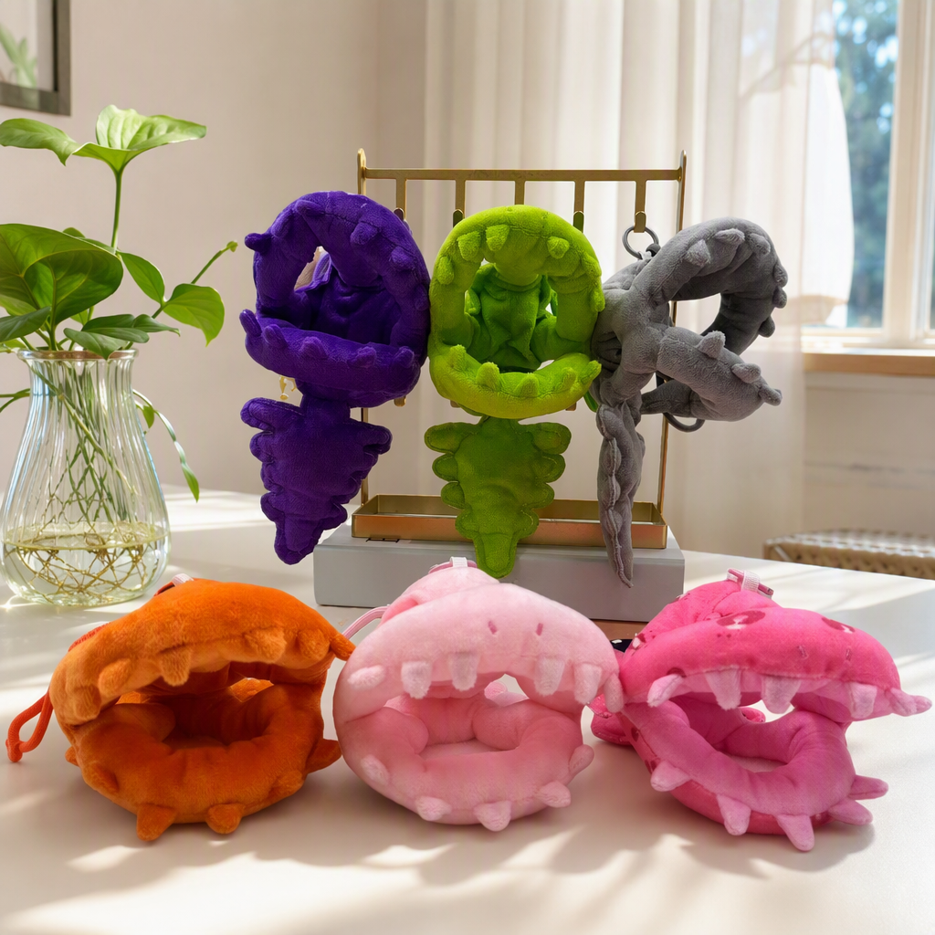 Colgante de esqueleto de dinosaurio colorido de peluche adorable muñeca colgante de peluche tendencia regalo creativo