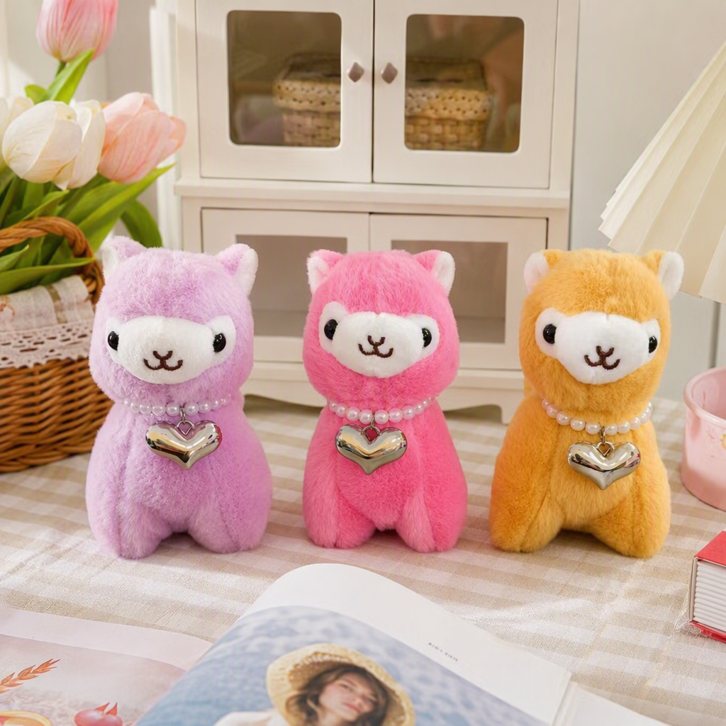 Colorful alpaca dolls cute dolls colgante regalo para niños details Picture