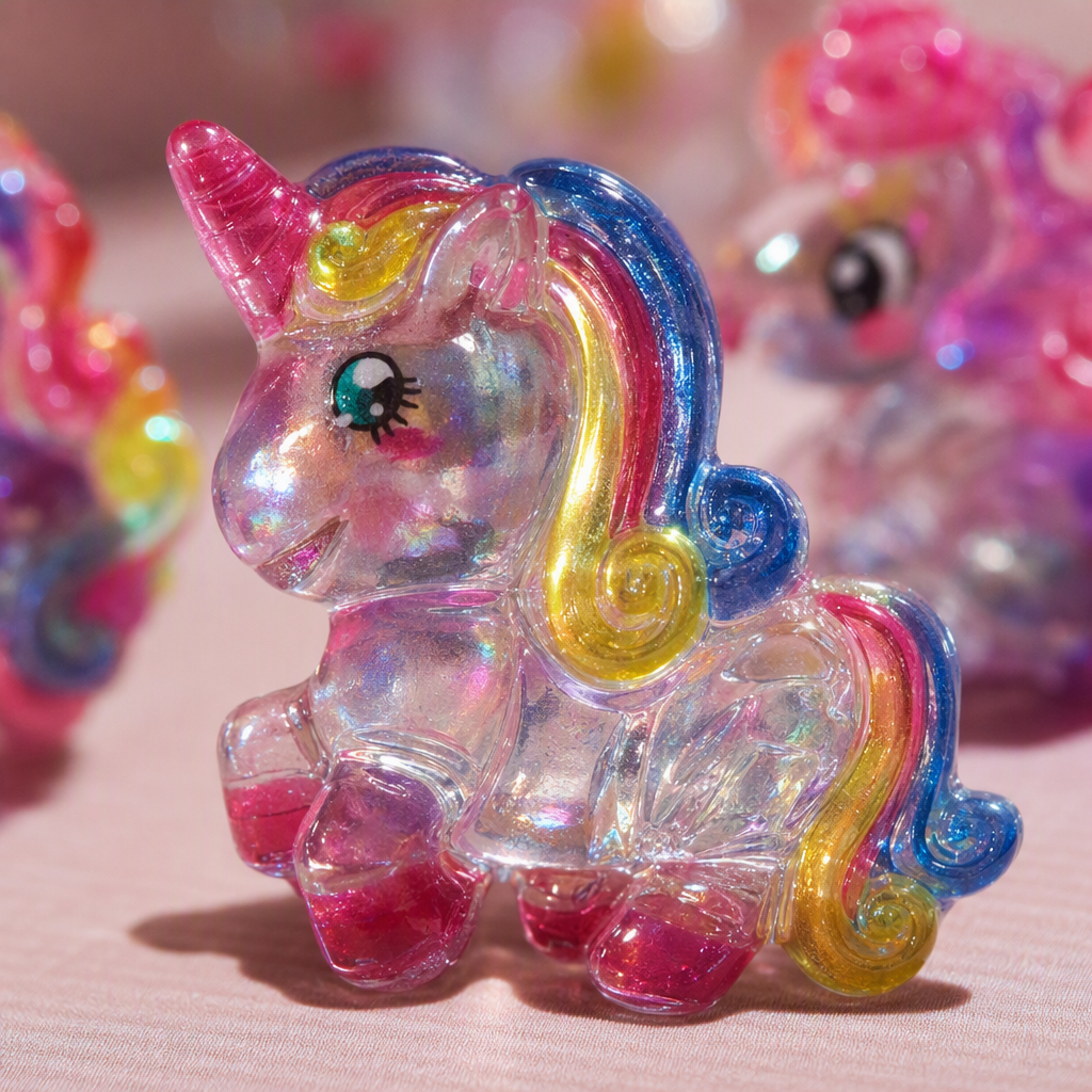Colorful unicorn jewelry, creative, personalized, fashionable and cute birthday gifts for children and girls, decorative accessories Application Scenario