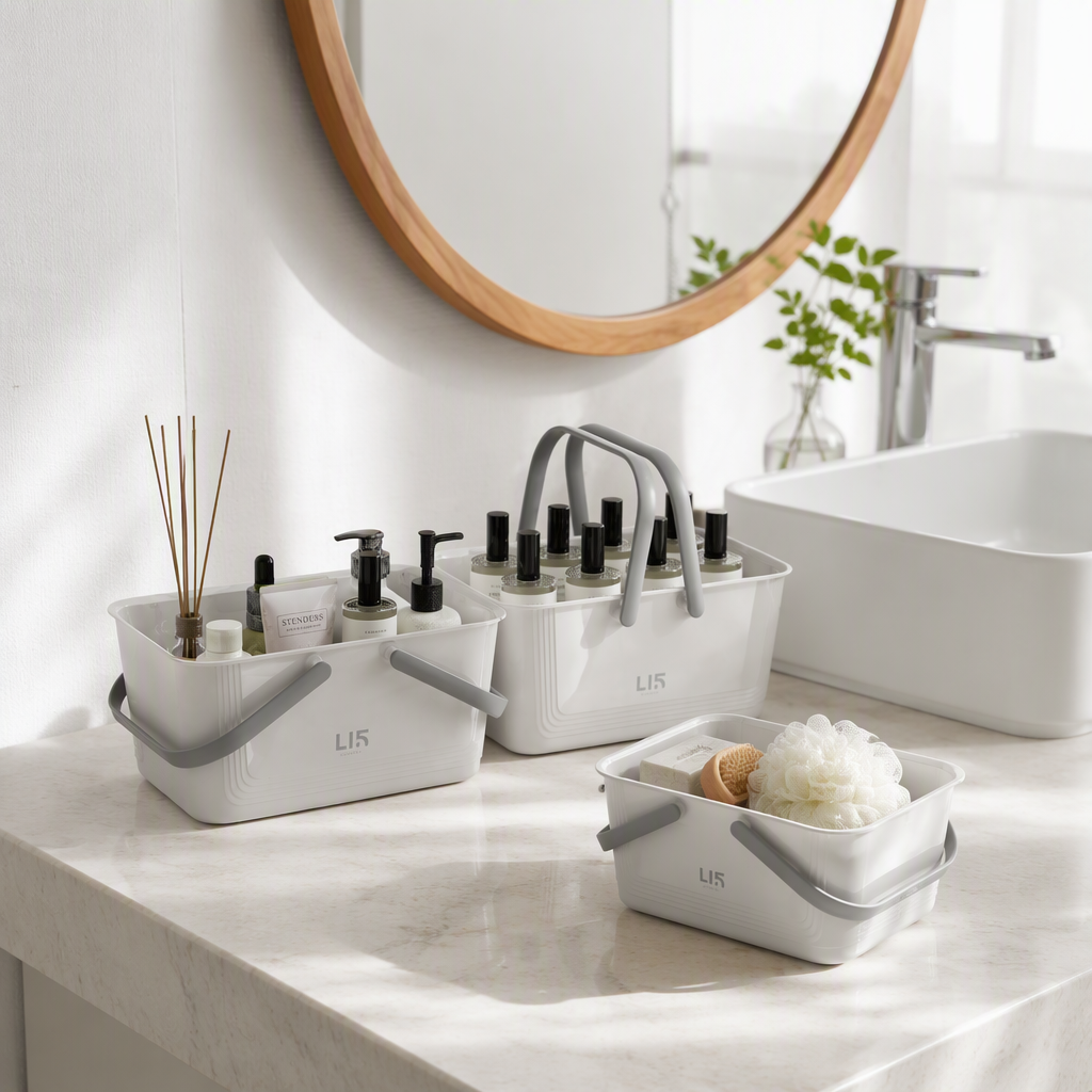 [CL] 26Q3#5216 ice pluma duche gris cesta sucia cesta de ropa para el hogar organización de la ropa de almacenamiento cesta de ropa para el hogar necesidades diarias details Picture