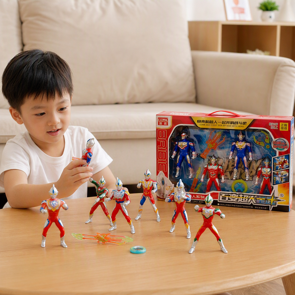 Creative red toy storage box, children's gift box, portable plastic packaging box, multi-functional storage box details Picture
