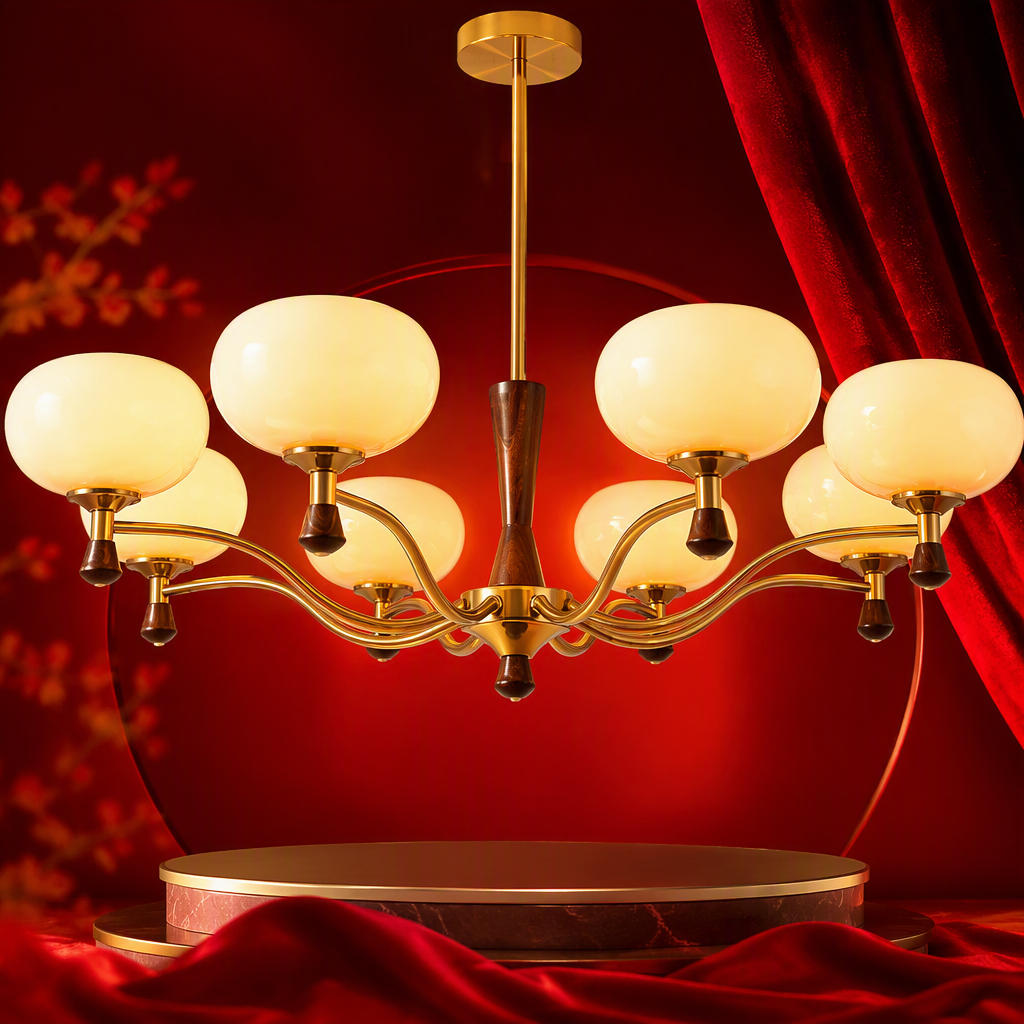 Modern and simple household pendant lamps for living rooms, dining rooms and bedrooms, creative lighting fixtures, fashionable design Application Scenario