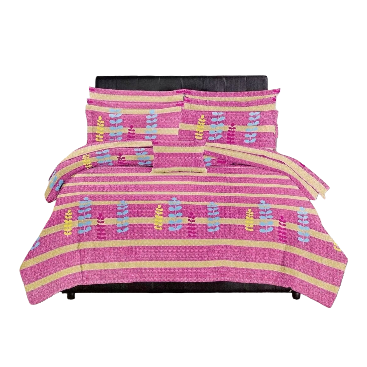 أغطية السرير الوردية المسطحة المغطاة بغطاء السرير المغطاة بغطاء الفراش Item Picture