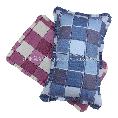 أحجام زرقاء بنفسجية، أحشاش بيضاء، وحشية على الأسرّة، على حاشية من كشكشة Item Picture