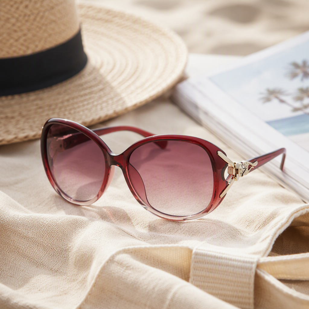 Fashionable polarized sunglasses, trendy sunglasses for both men and women, UV-protective sunglasses, casual and sporty summer essentials Application Scenario
