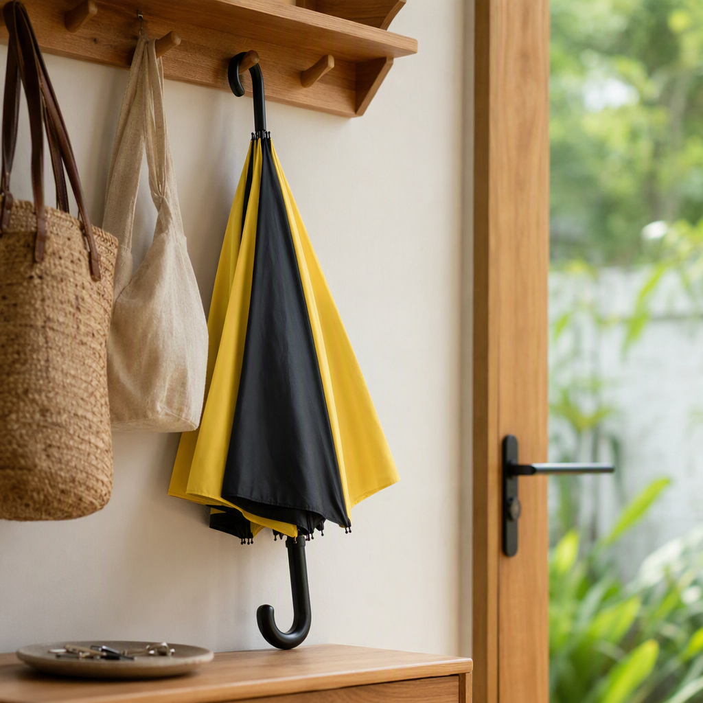 This multi-functional windproof, sunshade and umbrella is lightweight, durable and suitable for both sunny and rainy days. It is a fashionable and portable model