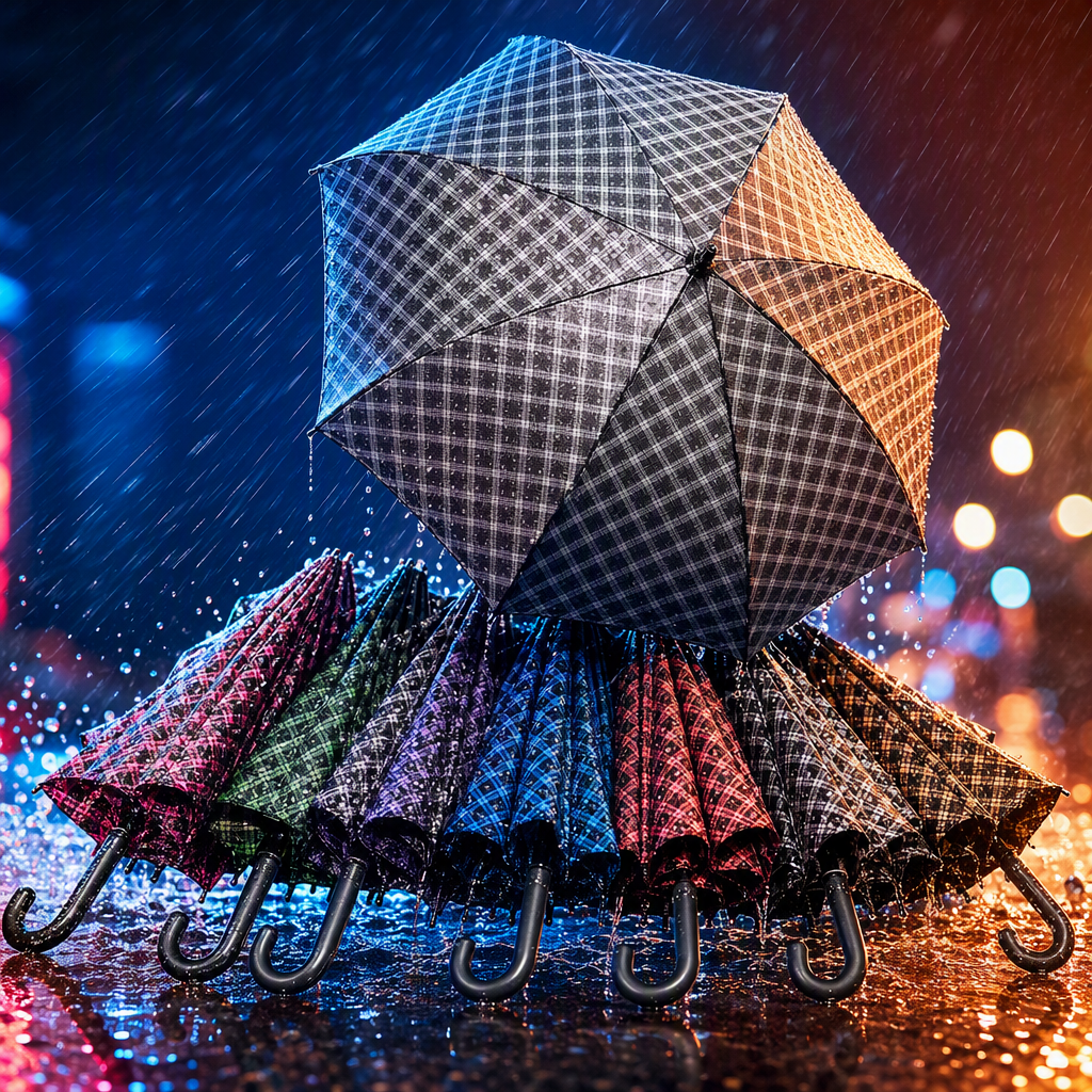 This multi-functional windproof, sunshade and rainproof portable umbrella is lightweight, durable and suitable for both sunny and rainy days