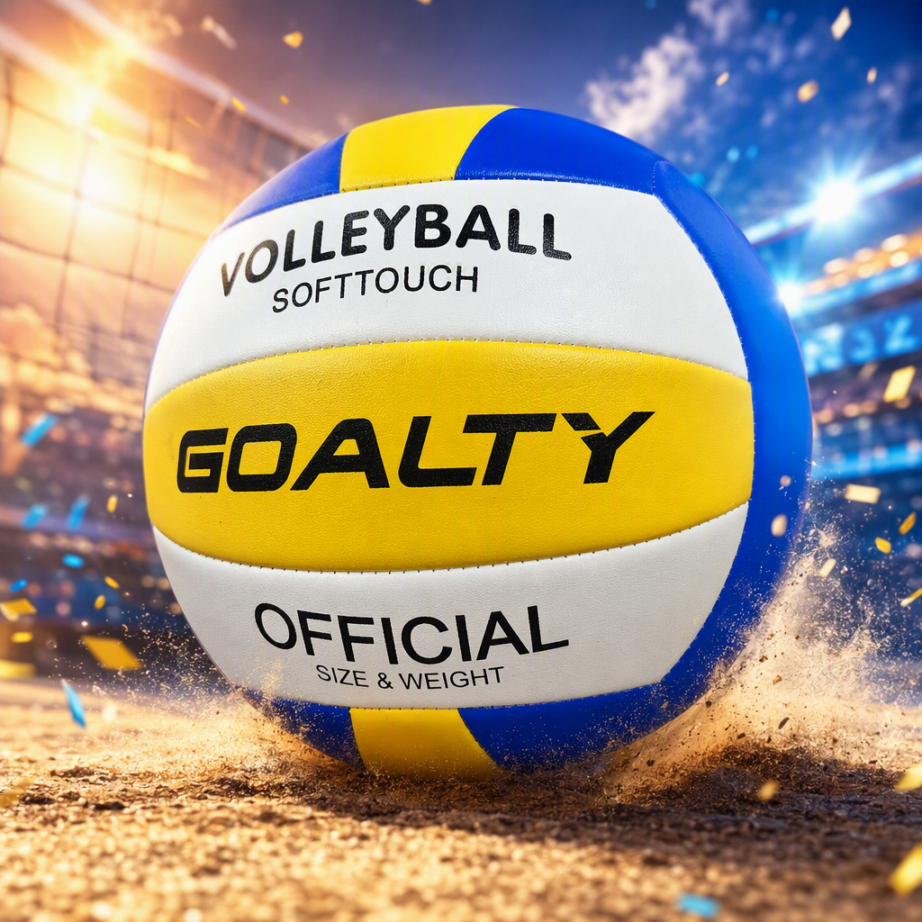 Special offer on blue, yellow and white color-matched, wear-resistant and durable adult and children's volleyball for professional volleyball competitions and training Specification image