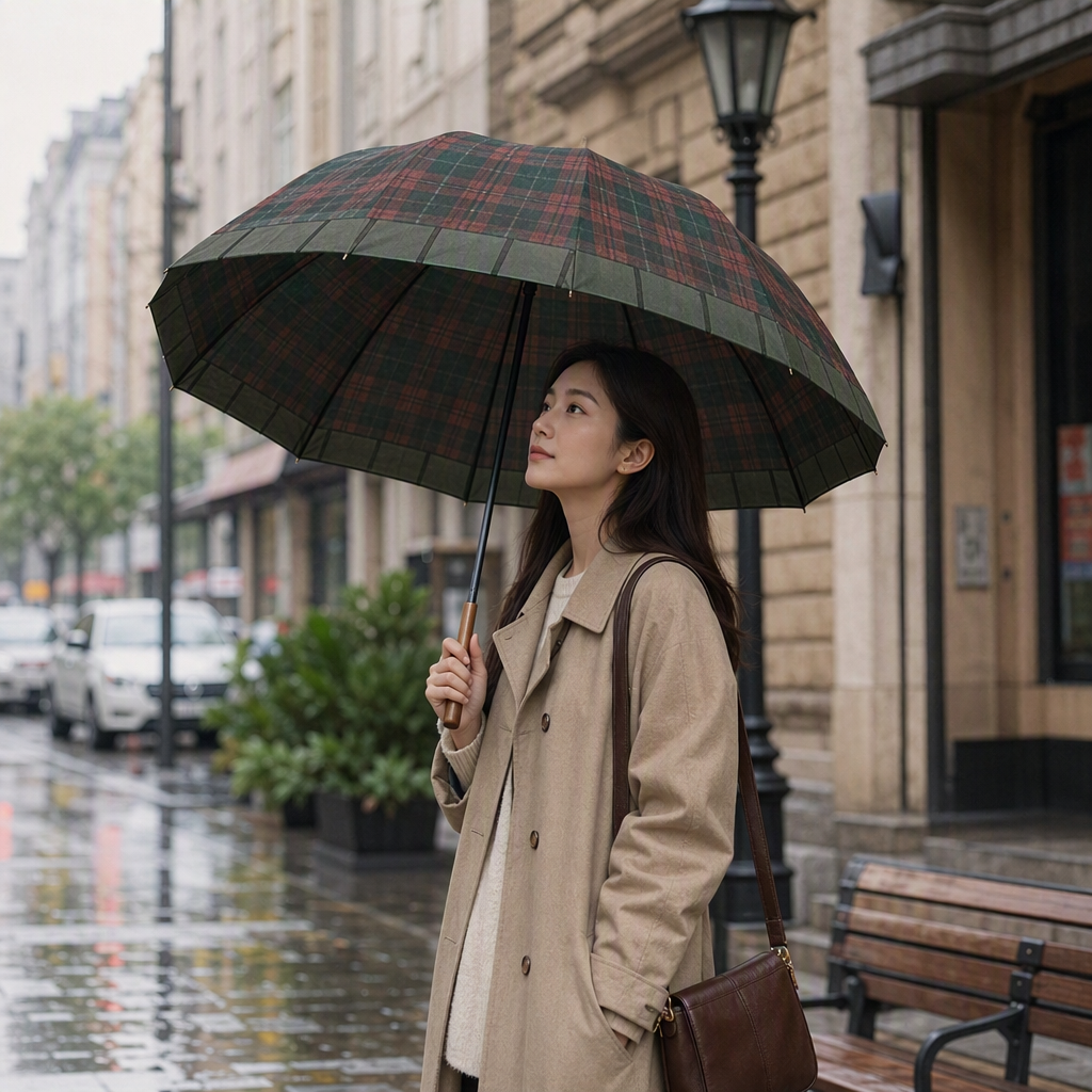 The multi-functional windproof, sunshade and protective umbrella is lightweight, durable and suitable for both sunny and rainy days. It is a portable folding umbrella for both men and women Application Scenario