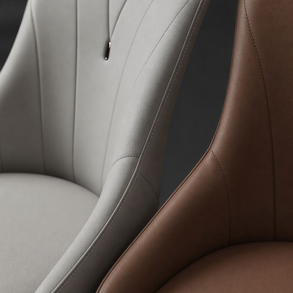 Modern and simple solid wood dining chairs with comfortable backrests, durable and wear-resistant restaurant furniture, and fashionable design