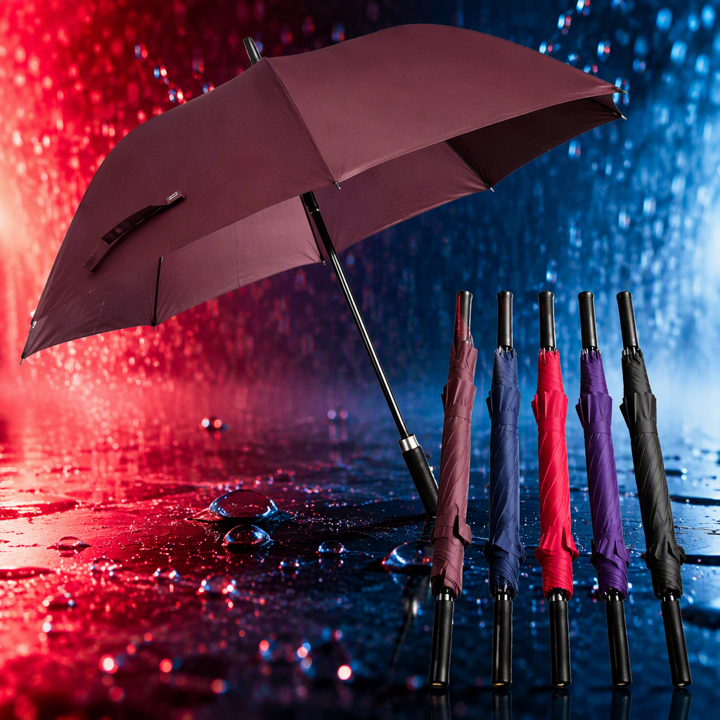 多功能防风遮阳防雨便携伞轻便耐用晴雨两用折叠伞男女通用白底实物图