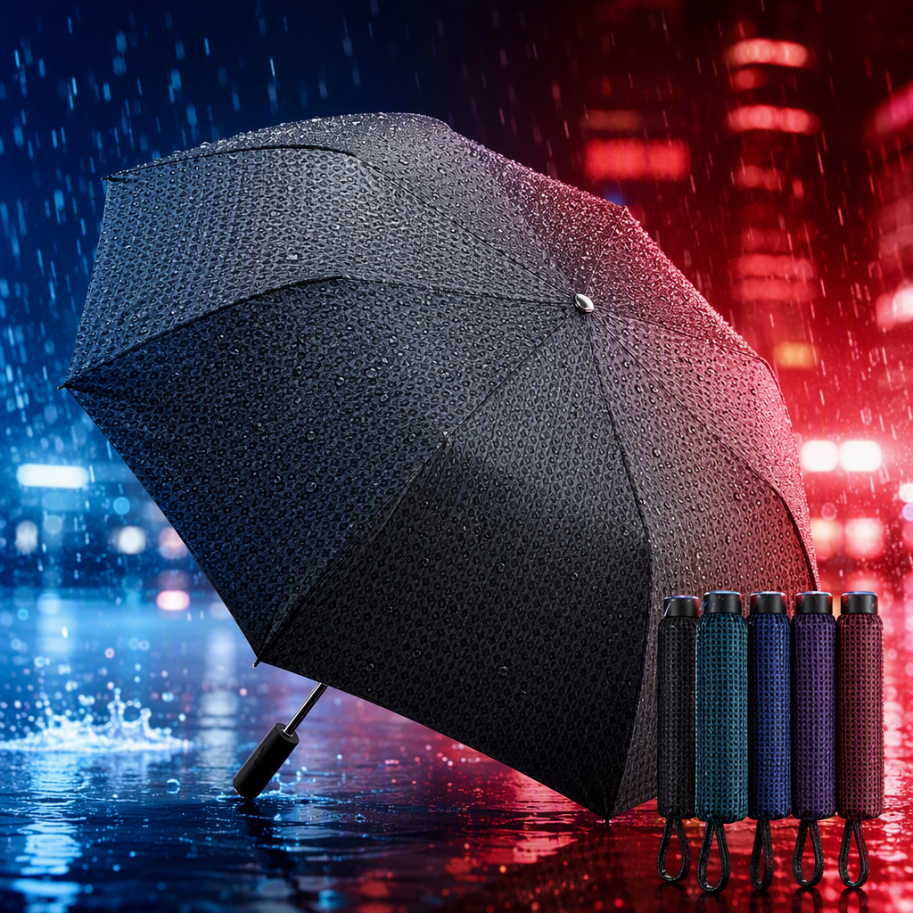 This multi-functional windproof, sunshade and rainproof portable umbrella is lightweight, durable and suitable for both sunny and rainy days. It is a sun protection and rainproof umbrella for sunny days
