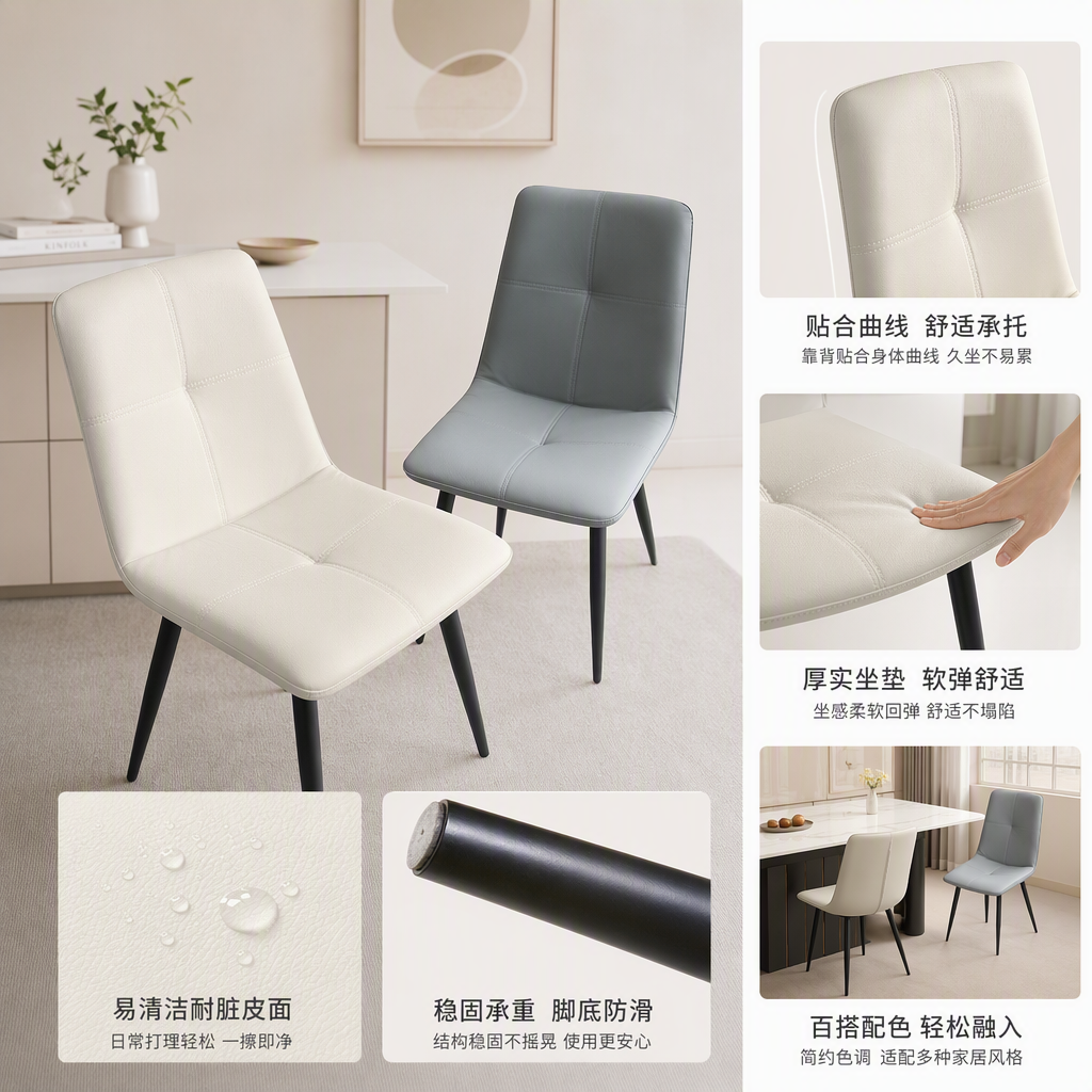 Modern and simple fabric sofa chairs for living room relaxation, single seats in multiple colors to choose from, comfortable and durable, essential for home decoration Application Scenario