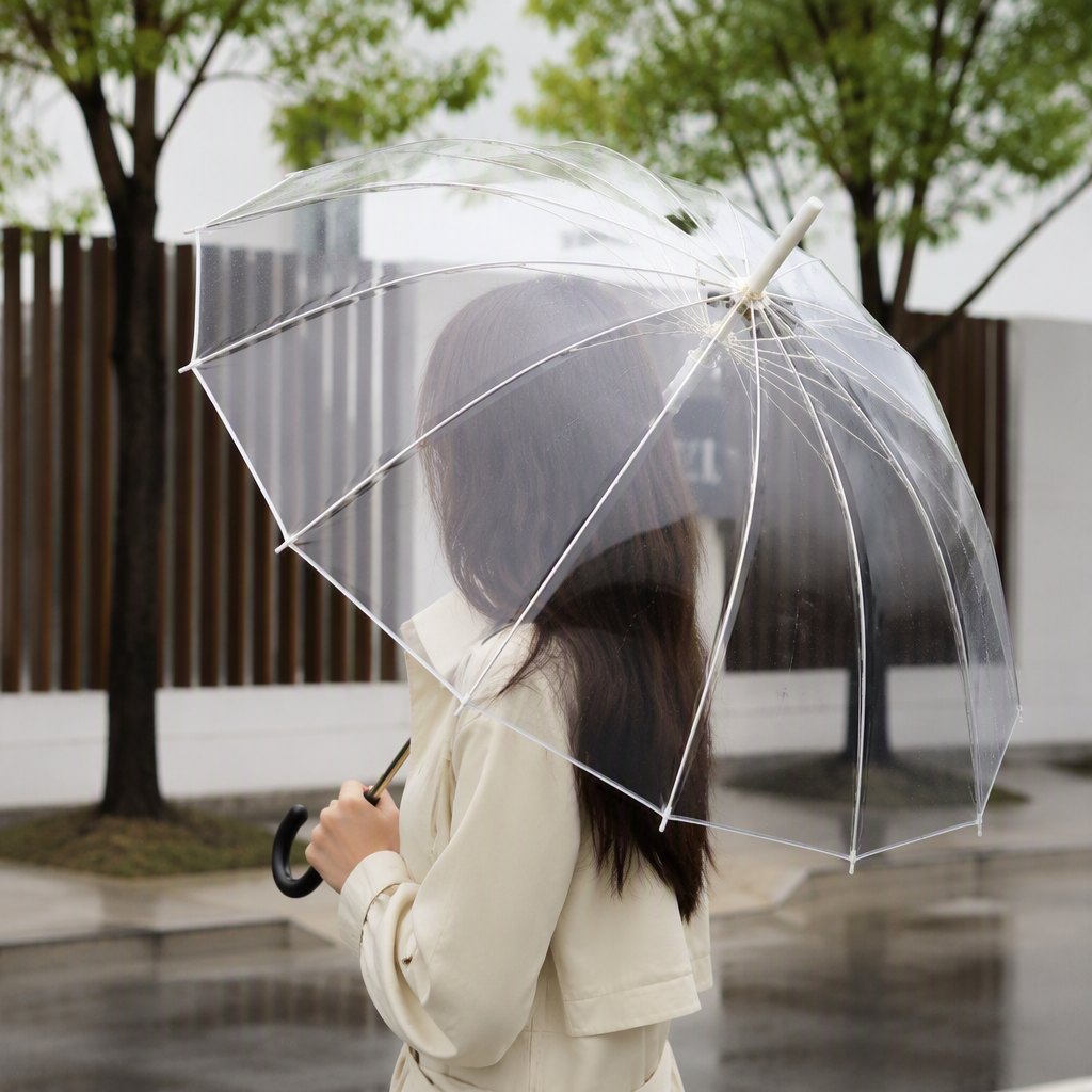 Multifuncional protección contra el viento protección del sol protección contra la lluvia paraguas portátil ligero duradero lluvia ligera lluvia de doble uso ropa de lluvia para hombres y mujeres Specification image
