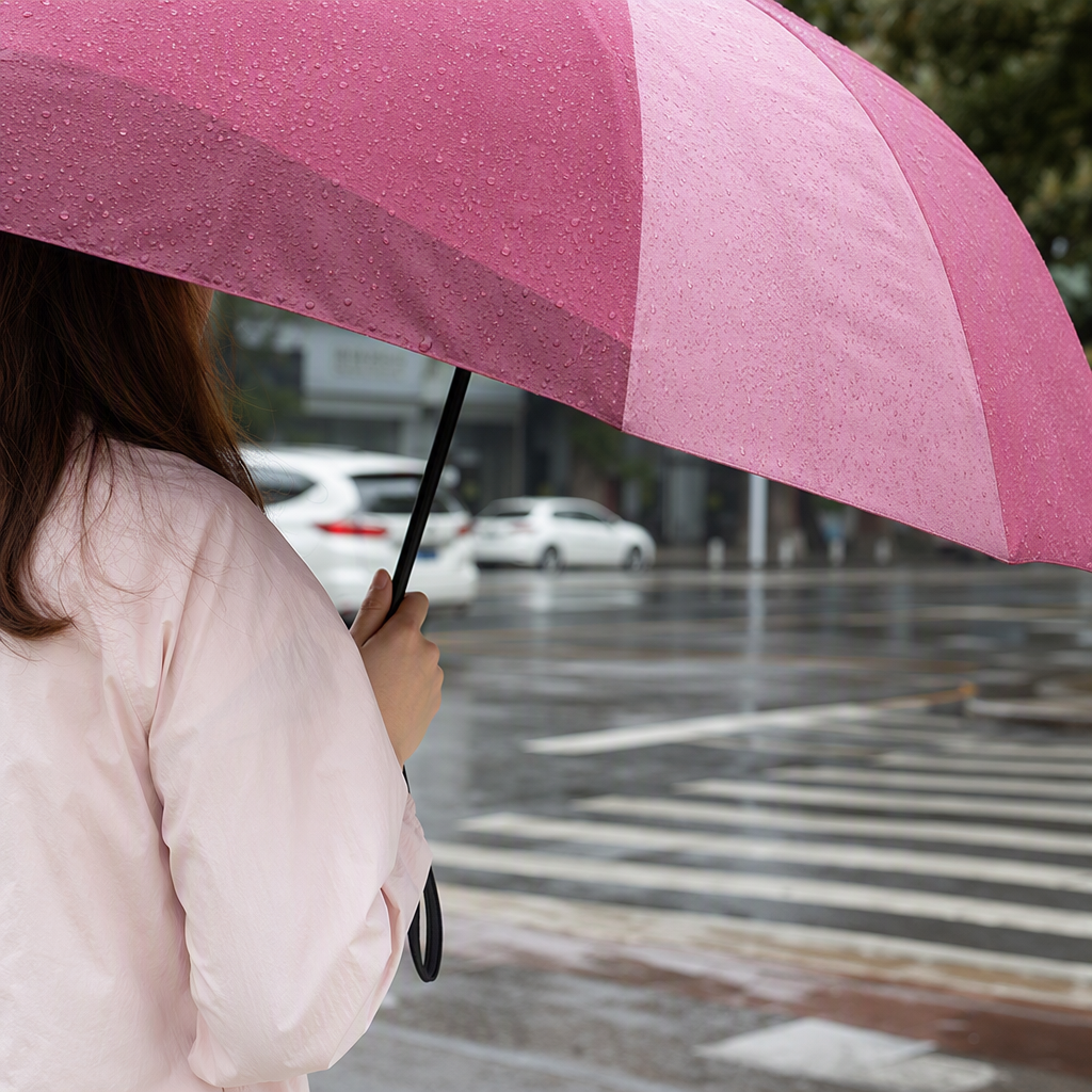 防风防雨遮阳伞轻巧便携耐用适合户外旅行雨天必备款细节图