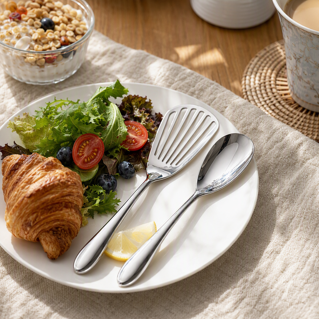 Conjunto de utensilios de cocina multifuncional conjunto de utensilios de cocina para uso doméstico sopa y fritura conjunto de utensilios de cocina duradero y práctico Application Scenario