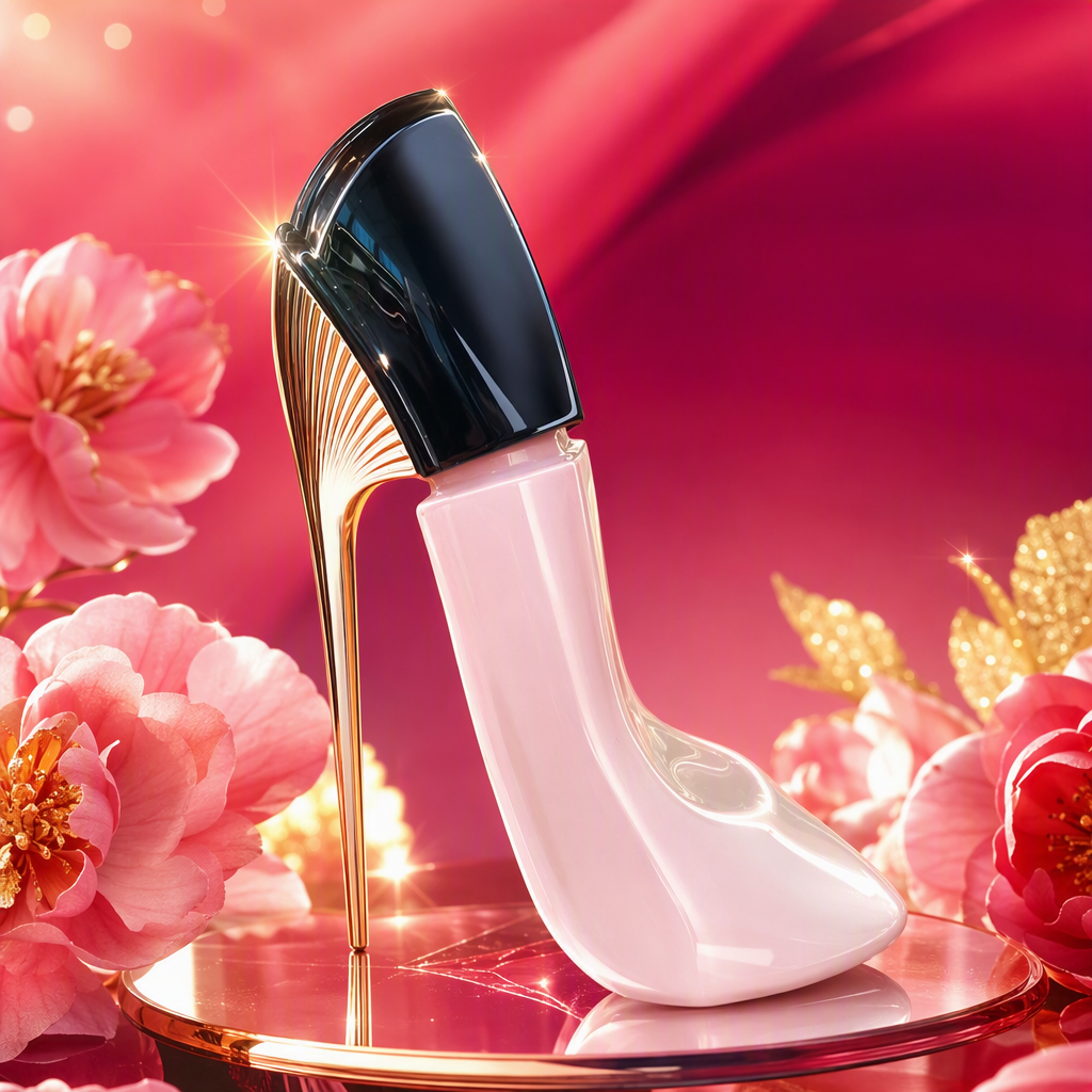 كانت عطر السيدة زجاجات البخور الوردية ذات الكعب العالي Specification image