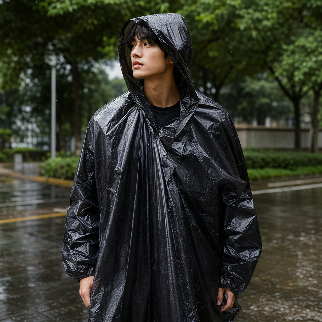 多功能户外雨披防风遮阳防雨用品便携耐用多场景适用