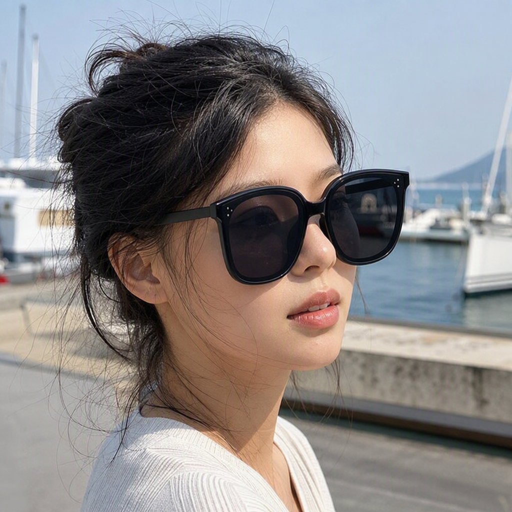 Fashionable polarized sunglasses for men and women, trendy UV protection sunglasses, lightweight and portable sunglasses accessories Item Picture