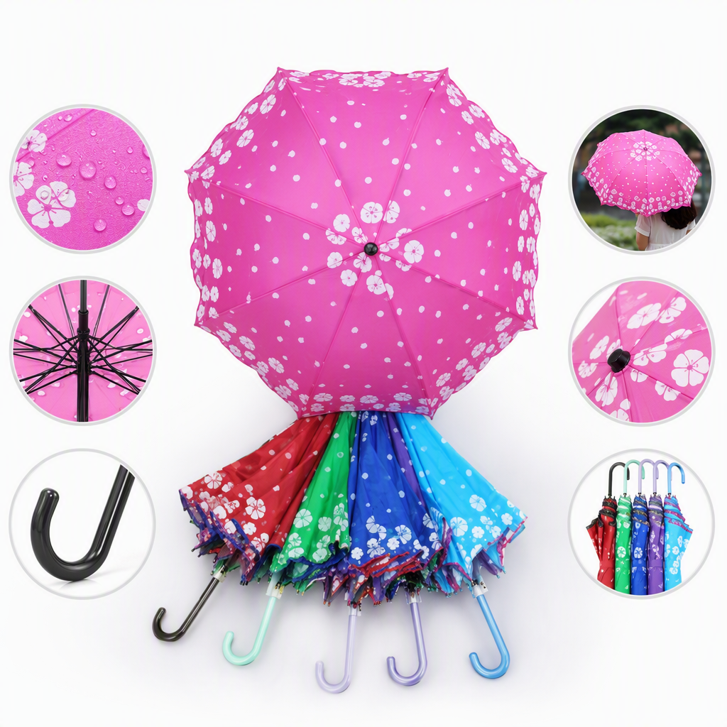 This multi-functional windproof, sunshade and umbrella is lightweight, durable and suitable for both weather and rain. It is a fashionable folding umbrella that can be used by both men and women Specification image