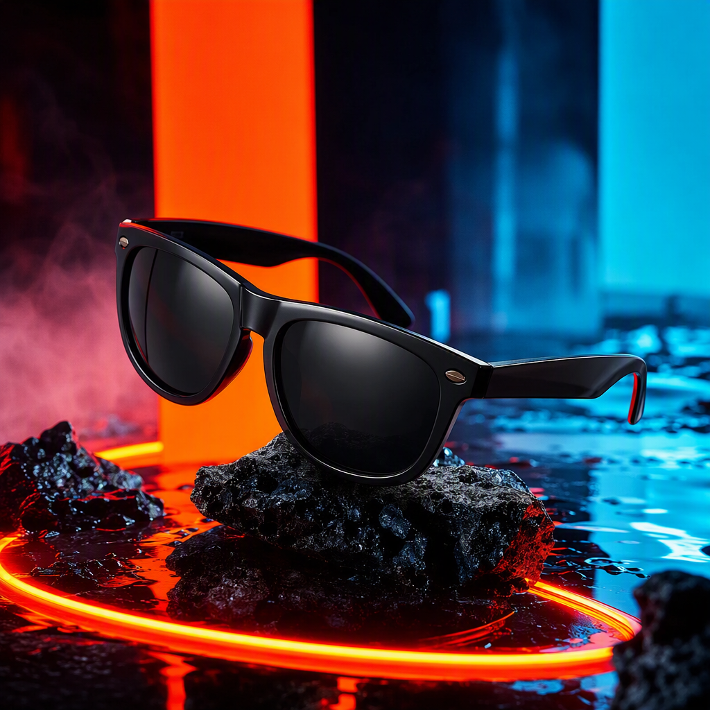 Lightweight polarized lenses, casual outdoor driving UV protection sunglasses for men and women, trendy accessories details Picture