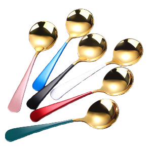 Multi-functional stainless steel soup spoon, spoon, household tableware, kitchenware, practical spoon, essential for the dining table details Picture