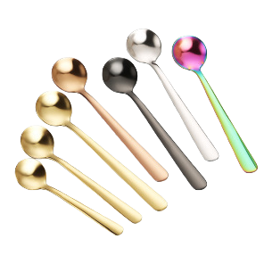 The multi-functional stainless steel spoon, soup spoon, tableware and kitchenware are simple, durable and practical for home use