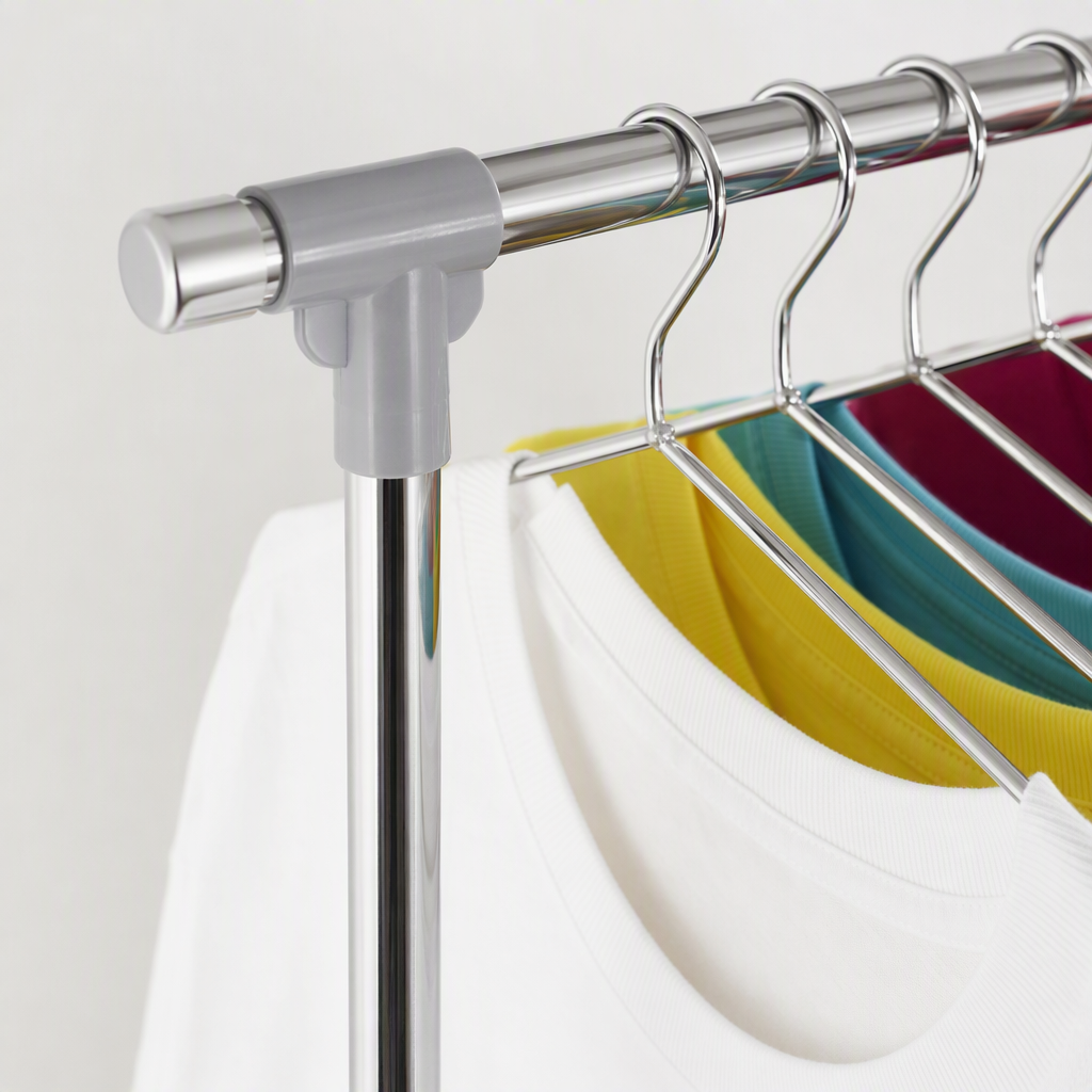 Multi-functional clothes drying rack, household folding clothes drying rack, hanging rack, clothes drying pole, simple clothes hanging rack Application Scenario