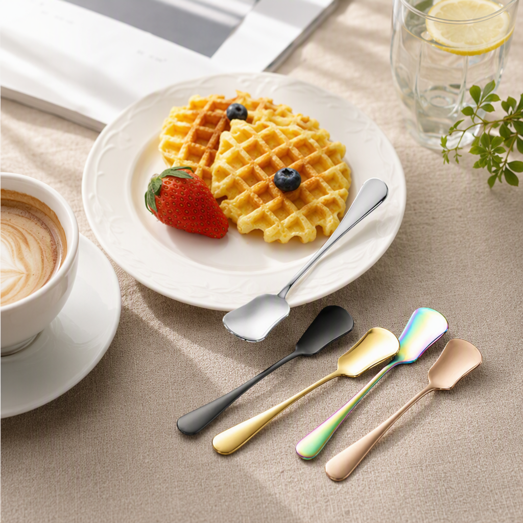Multi-functional stainless steel spoons and spoons, household tableware, kitchen seasoning spoons, tableware details Picture