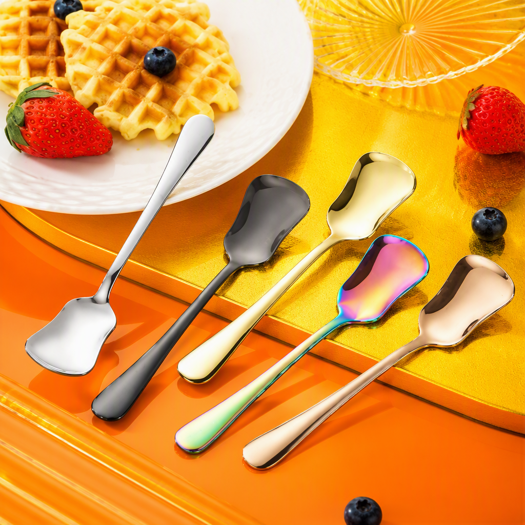 Multi-functional stainless steel spoons and spoons, household tableware, kitchen seasoning spoons, tableware