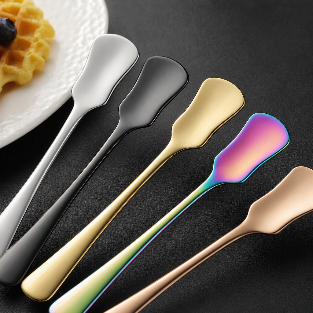 Multi-functional stainless steel spoons and spoons, household tableware, kitchen seasoning spoons, tableware Item Picture