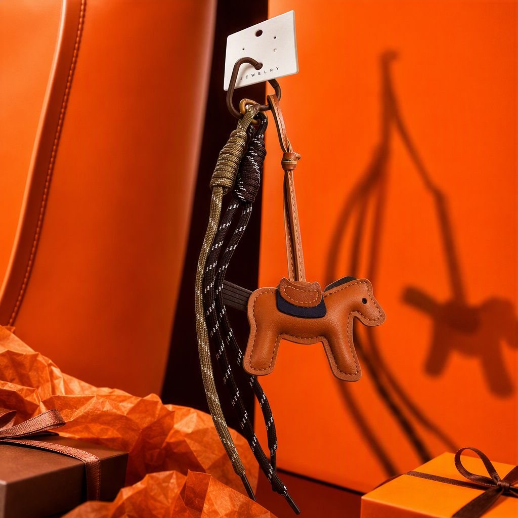 حبل منسوج من جلود على شكل خيوط خشبية مصنوعة من القماش Specification image