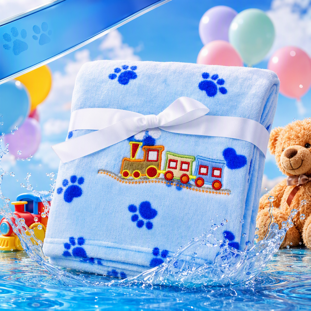 Soft baby blanket, thickened pure cotton, warm spring and autumn newborn products, machine-washable children's blanket details Picture