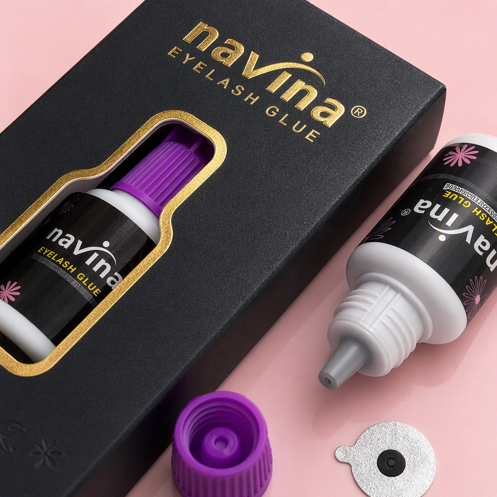 Belleza profesional pestañas cola botella de agua caja de embalaje negro portátil anti-mareo duradero pegamento herramienta Application Scenario