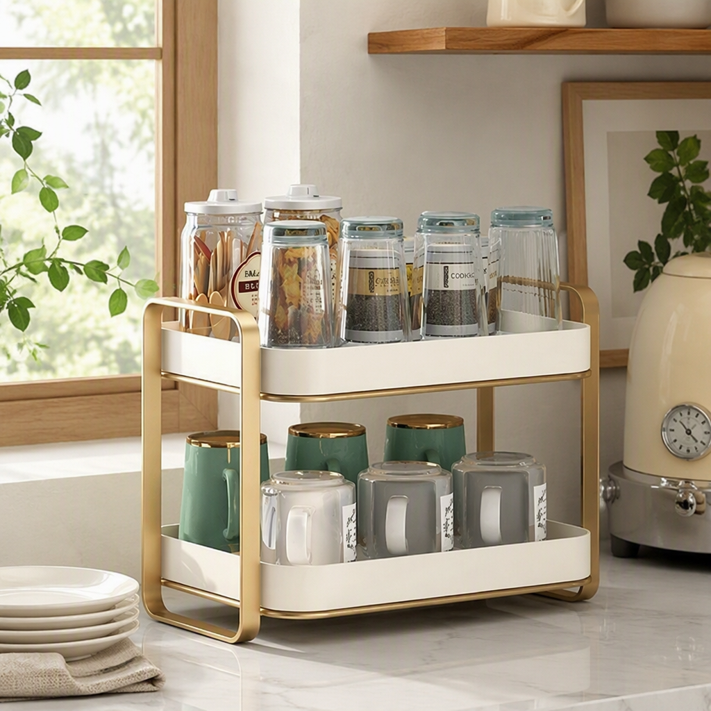Multi-functional bathroom rack, storage rack, bathroom toiletries hanging rack, waterproof and moisture-proof, simple and practical Application Scenario
