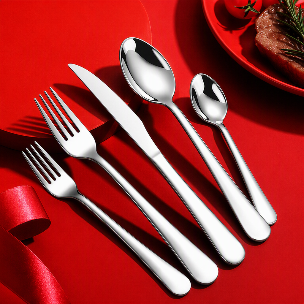 Multi-functional tableware set, knife, fork and spoon combination, portable home, practical kitchen supplies for restaurants and hotels Item Picture