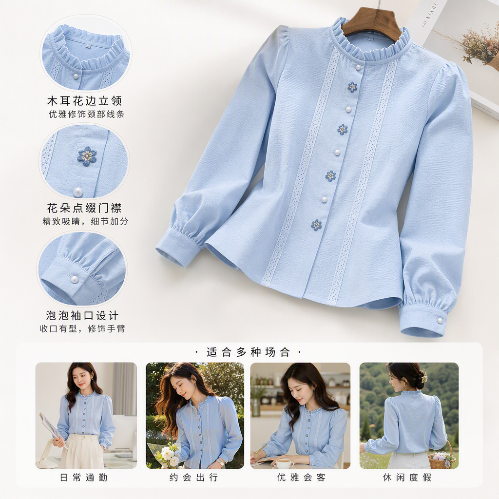 Fashionable and casual men's shirt solid color long-sleeved business formal men's wear, men's top, men's style, trendy and versatile men's shirt new men's wear Application Scenario