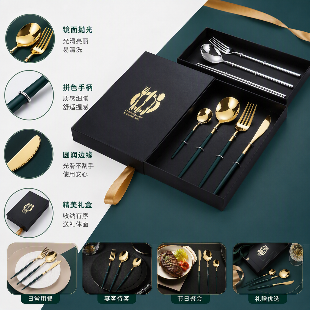 Ceramic tableware set, household tableware bowls, plates, bowls and plates combination, table supplies, restaurant tableware set Specification image