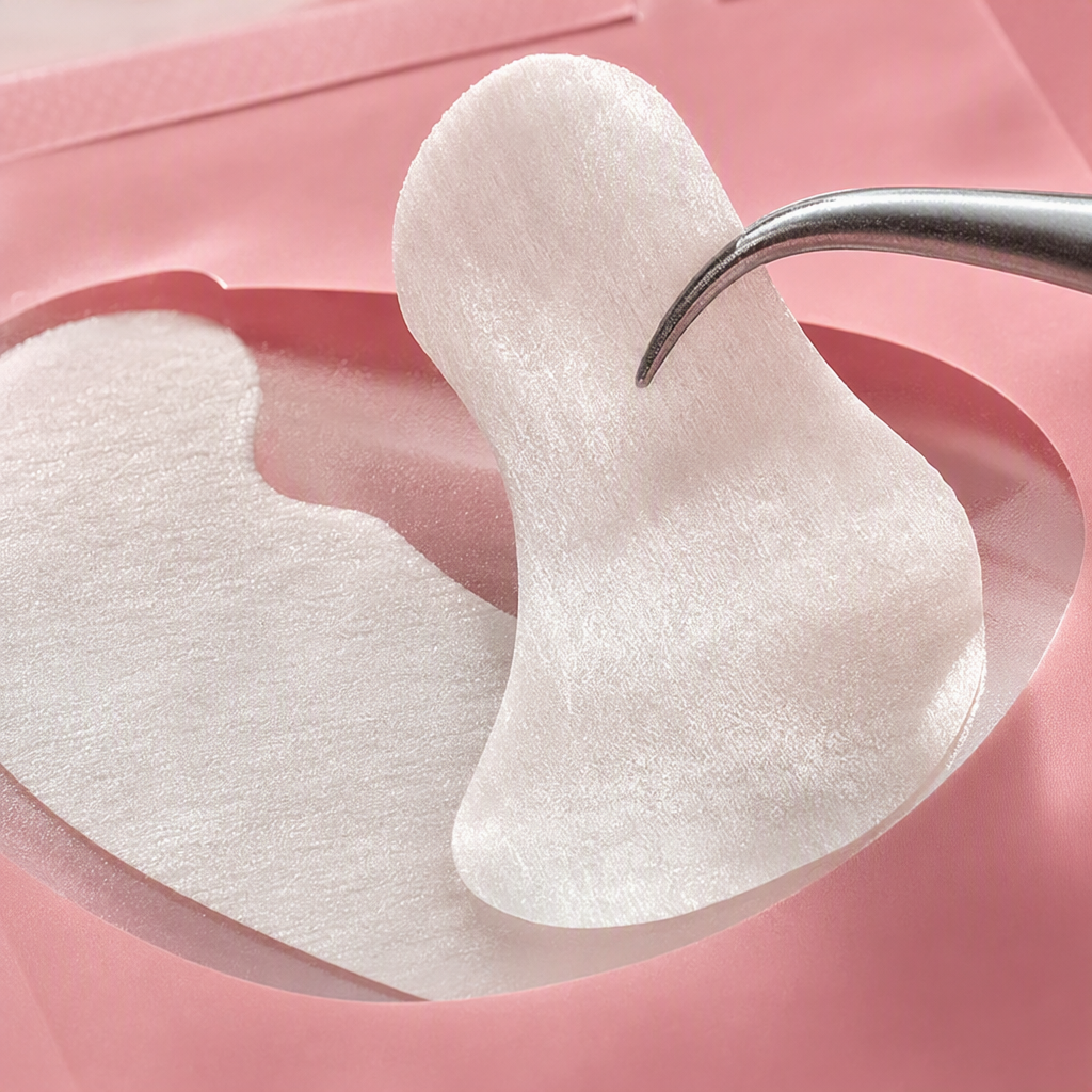 Pink eye patch caja de embalaje varios opcionales hidratación hidratación eye mask patch belleza cuidado de los ojos caja de regalo simple y elegante Application Scenario