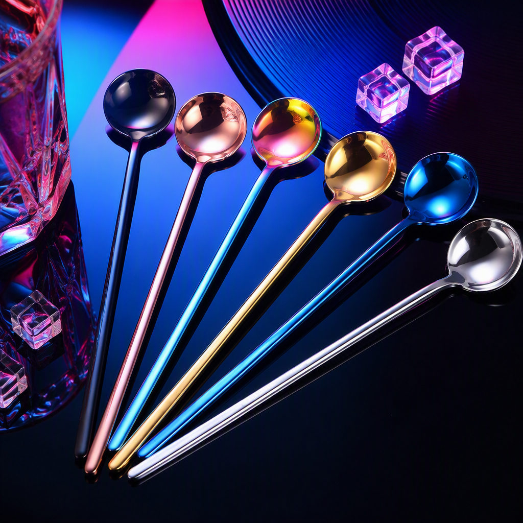 Multi-functional stainless steel spoons and spoons, kitchenware, household Western food spoons and spoons, tableware Item Picture