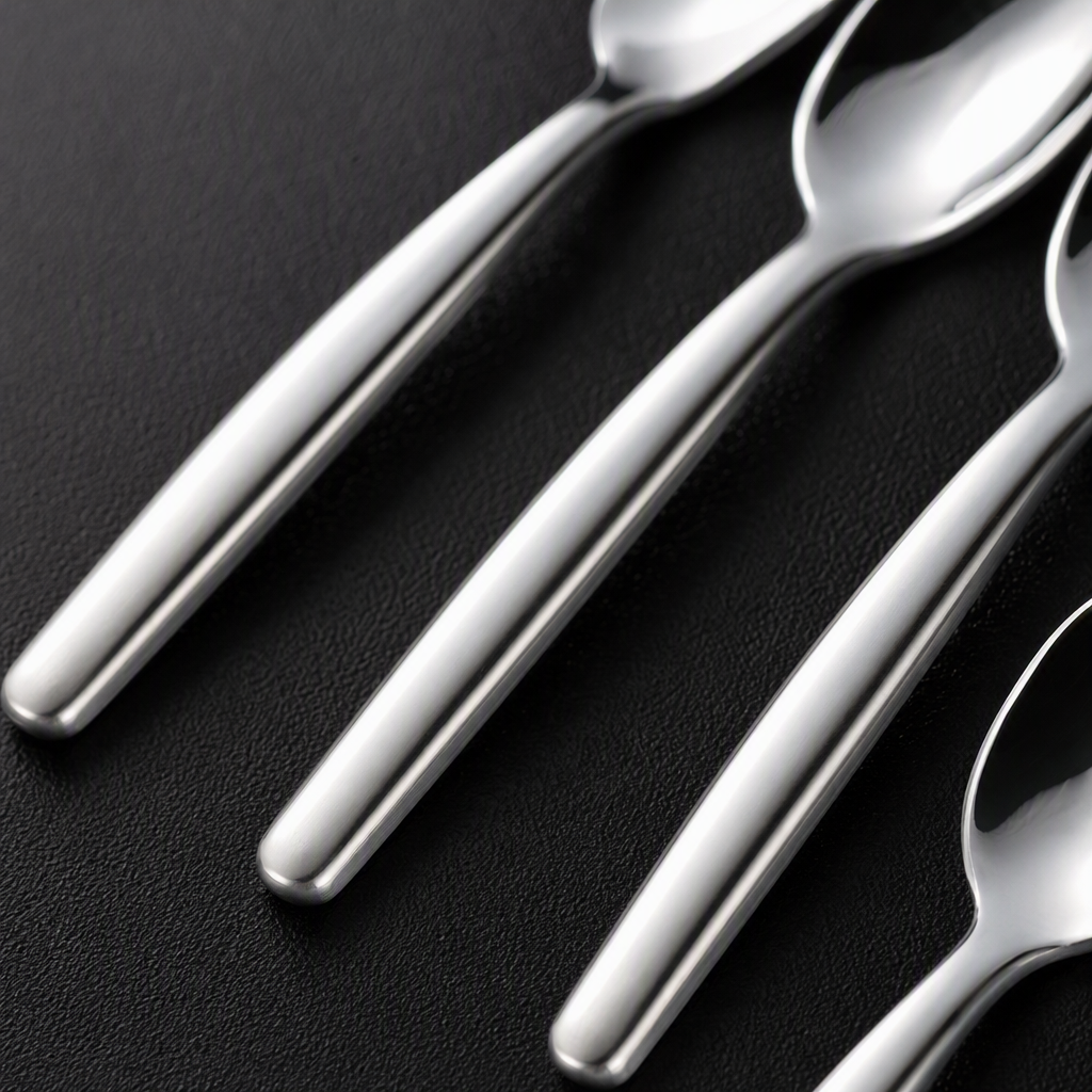 Multi-functional stainless steel soup spoon, spoon and tableware set for kitchenware, portable and practical for home use details Picture