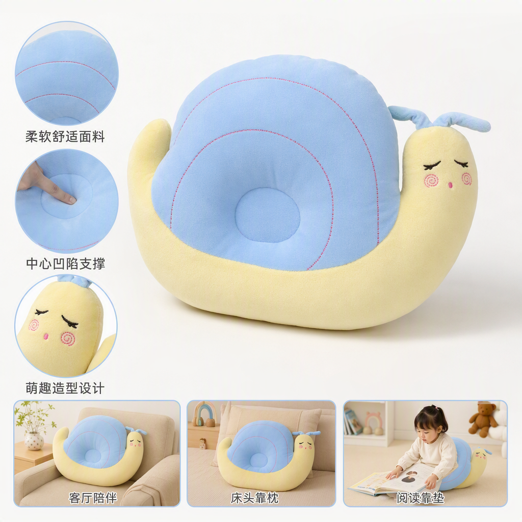 This multi-functional memory foam pillow core is suitable for both adults and children, providing a comfortable and breathable neck-protecting healthy sleep pillow Specification image