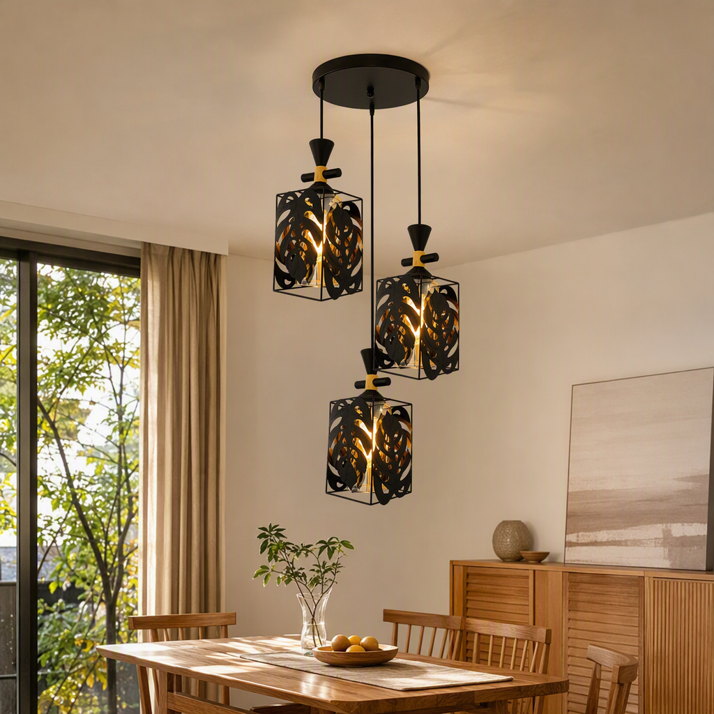 Simple and modern household chandeliers, creative lighting fixtures, lighting for living rooms, dining rooms and bedrooms, warm atmosphere lighting decoration Application Scenario