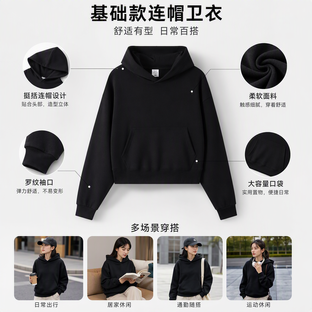 Breathable and lightweight sports sweatshirt for men and women, a loose and comfortable outer wear for spring and autumn casual running training details Picture