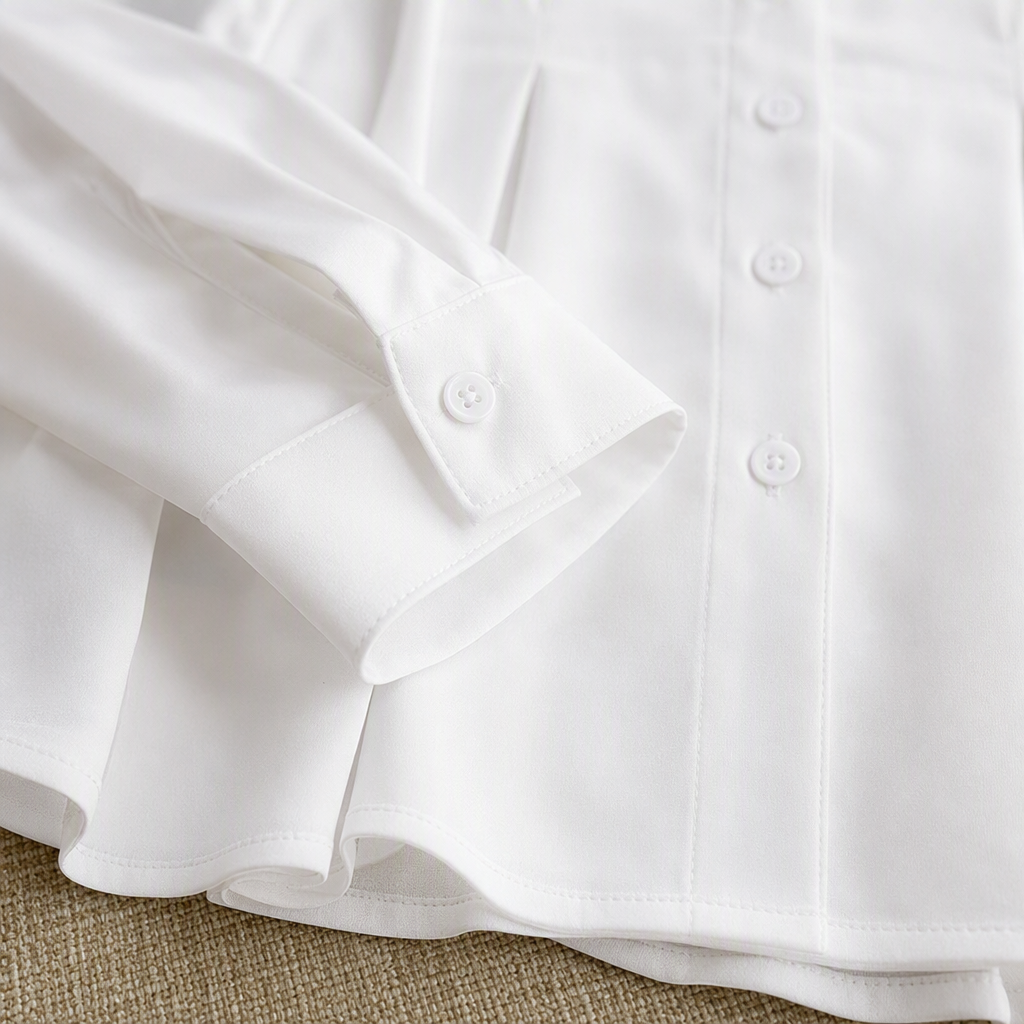 Fashionable and versatile women's shirt, loose and casual long-sleeved, new spring and summer style, simple and elegant top for women's wear, trendy style Specification image